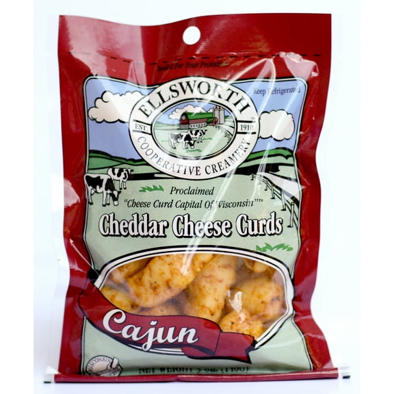 Ellsworth Farmer Certified Cajun Seasoning White Cheddar Cheese Curd, 5 Ounce -- 12 per case