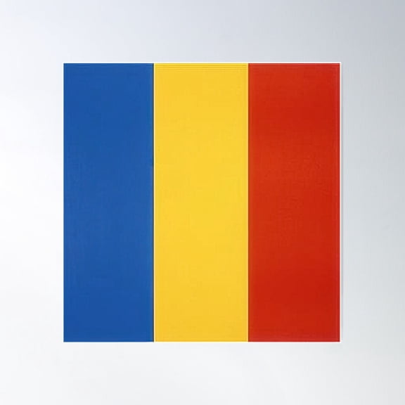 Ellsworth Kelly Blue Yellow Red 1990 Poster Wall Art Modern Wall Decor For Living Room Bedroom