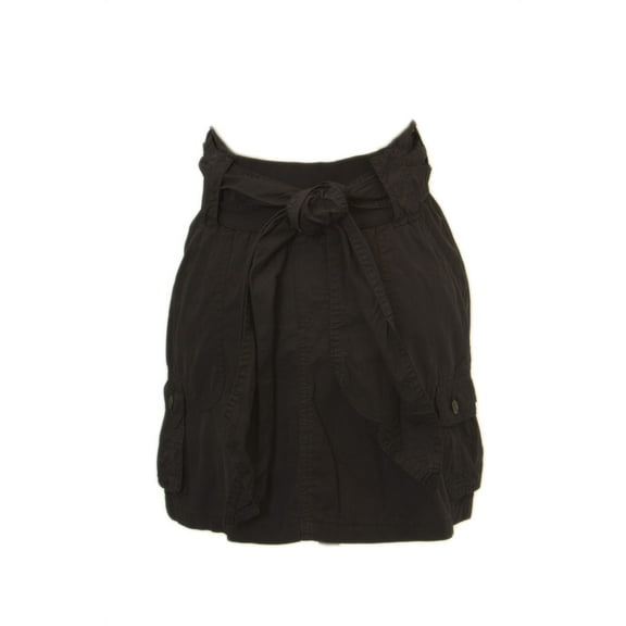 Elly B by OLIAN Maternity Women's Waist Wide Sash Mini Skirt X-Small Black