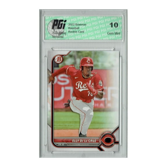 Elly De La Cruz 2022 Bowman #BD-80 Cincinnati Reds Rookie Card PGI 10