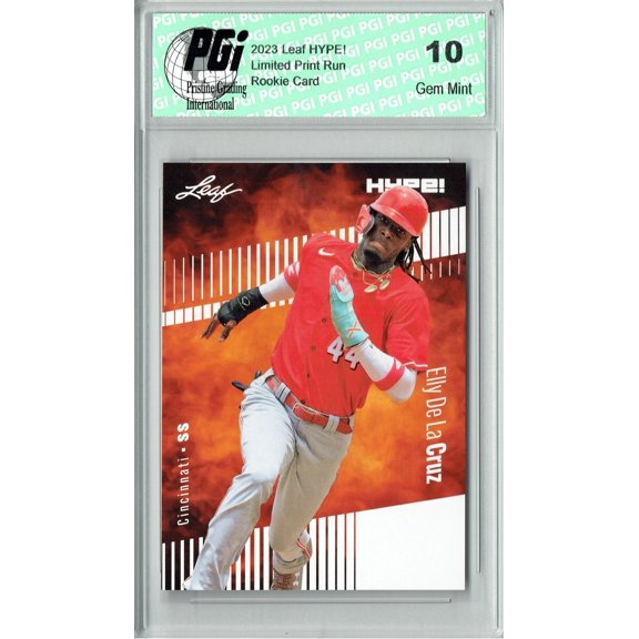 Elly De La Cruz 2023 Leaf HYPE! #115 Only 5000 Made! Reds Rookie Card PGI 10