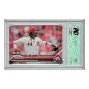 Elly De La Cruz 2023 Topps Now 575 Fastest Infield Assist Evr Rookie Card PGI 10