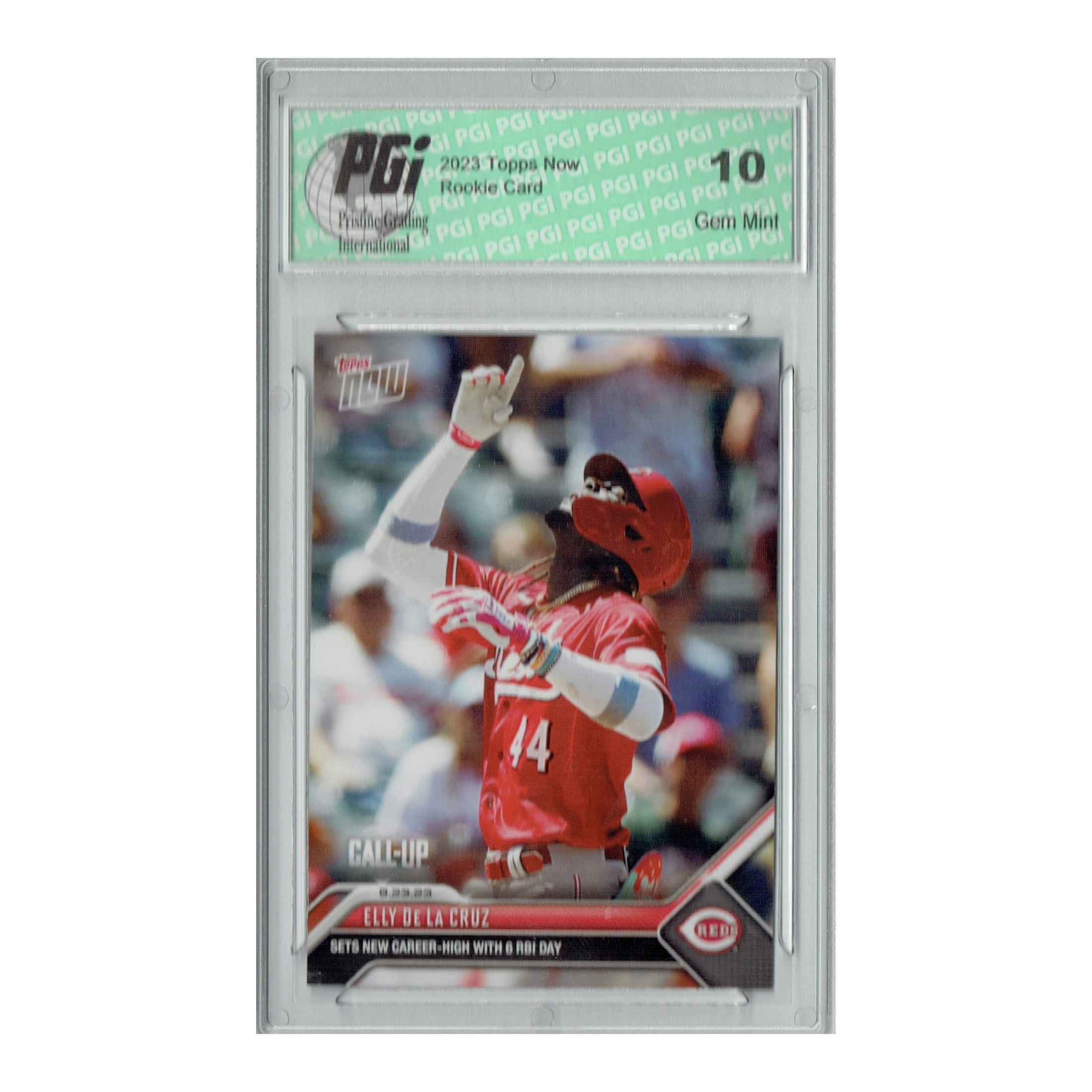 Elly De La Cruz 2023 Topps Now #749 Career High 6 RBI Day Rookie 