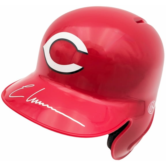 Elly De La Cruz Autographed Cincinnati Reds Red Mini Helmet (Minor Scratches/Scuffs) Beckett BAS QR 234037