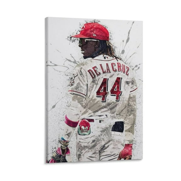 Elly De La Cruz Poster Baseball Posters Room Aesthetic Poster Print Art Wall Painting Canvas Posters Gifts Modern Bedroom Decor 12x18inch(30x45cm)