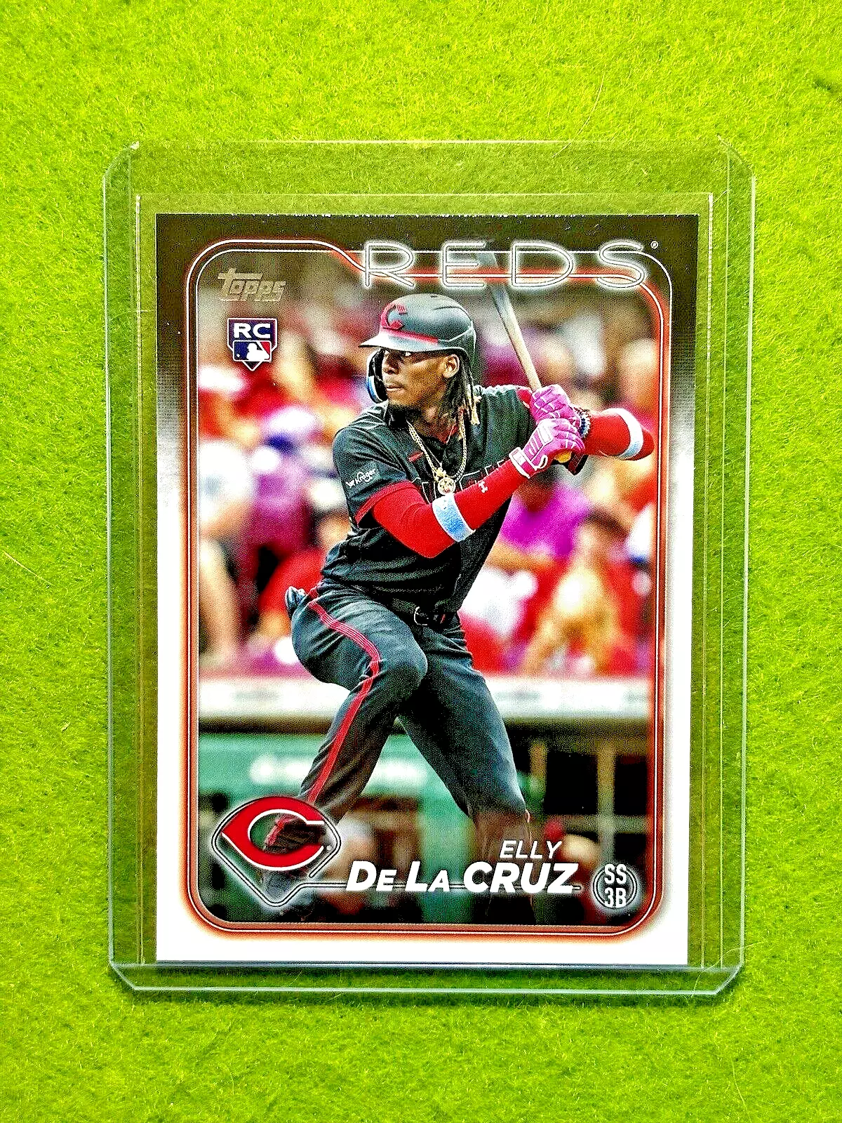 Elly De La Cruz ROOKIE CARD Jersey 44 Cincinnati Reds RC 2024 Topps