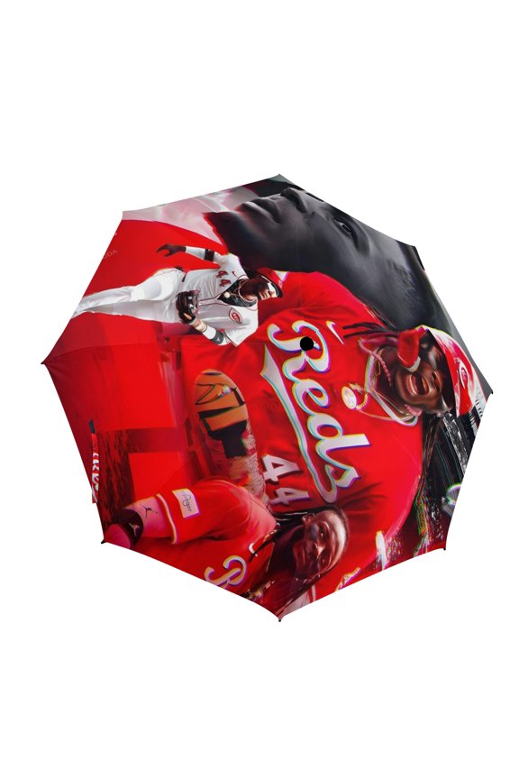 Elly and De and La and Cruz Semi-Automatic Foldable Umbrella.