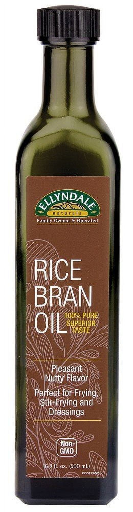 NOW Rice Bran Oil 16.9 fl oz High Heat Cooking Oil for Frying Stir ...