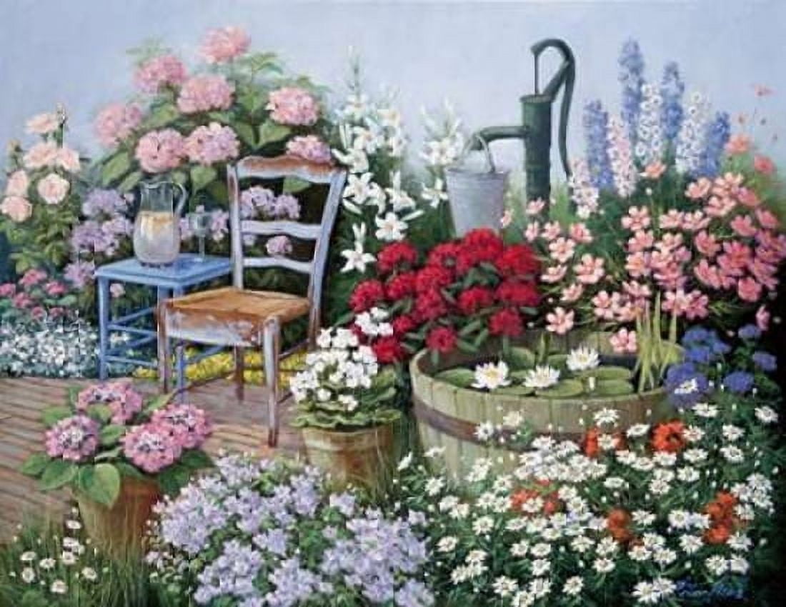 Ellys Gardening Canvas Art - Peter Motz (22 x 28)