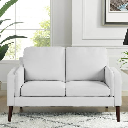 Lifestyle Solutions - Nerd Loveseat with Power and USB ports - Light Grey