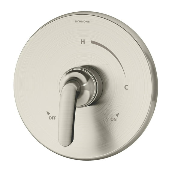 Elm Shower Valve Trim in Satin Nickel (Valve Not Included)