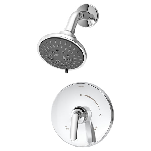 Elm Single Handle 5-Spray Shower Trim in Polished Chrome - 1.5 GPM (Valve Not Included)