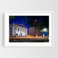 thumbnail image 1 of Elm Street, New Haven - New Haven Connecticut Photography White Framed Wall Art Print 24 x 36 inches, 1 of 3