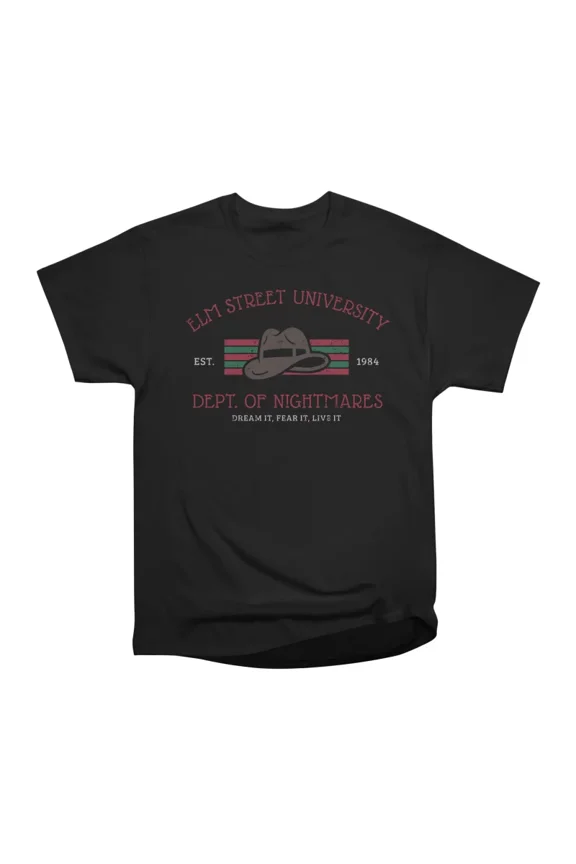 Elm Street University T-Shirt Tee Gift For Him Merch For Her Apparel For Friend