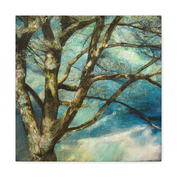 Elm Tree Expressionism - Canvas
