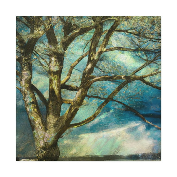 Elm Tree Expressionism - Canvas