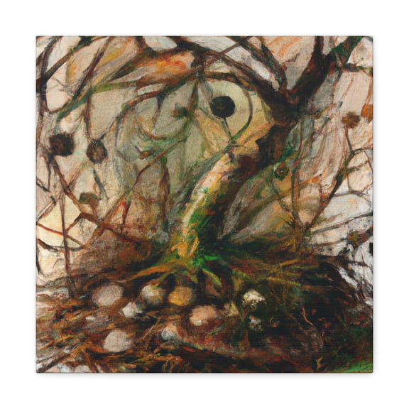 "Elm Tree in Bloom" - Canvas