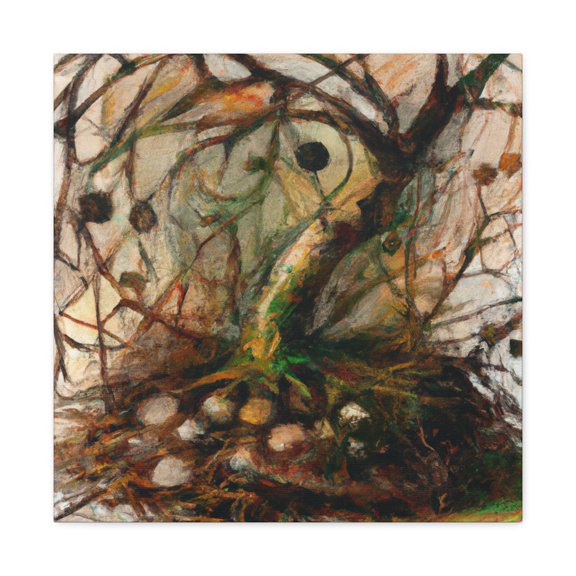 "Elm Tree in Bloom" - Canvas