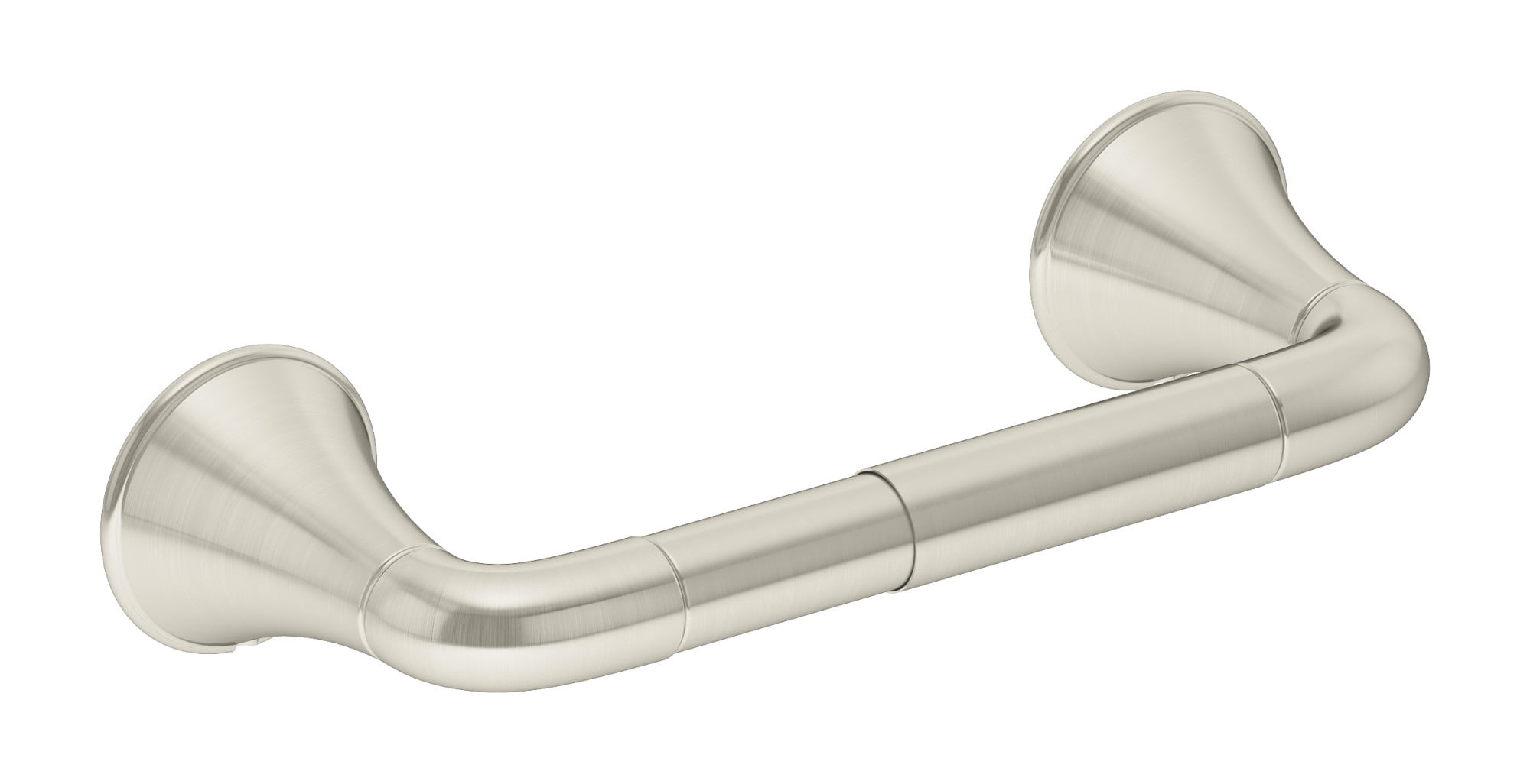 Elm Wall-Mounted Toilet Paper Holder in Satin Nickel - Walmart.com