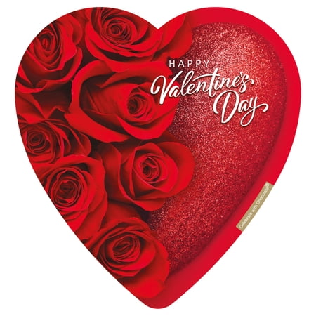 Elmer Chocolate Assorted Chocolate Photo Rose I Heart 6oz 15 Pieces