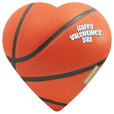 Elmer Chocolate Assorted Chocolate Sports Ball Basketball Heart 2oz 5 Pieces