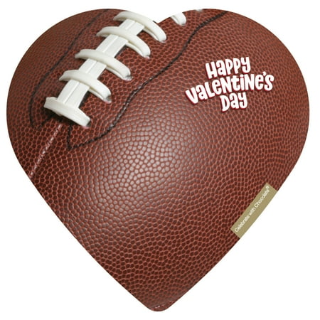 Elmer Chocolate Assorted Chocolate Sports Ball Football Heart 2oz 5 Pieces