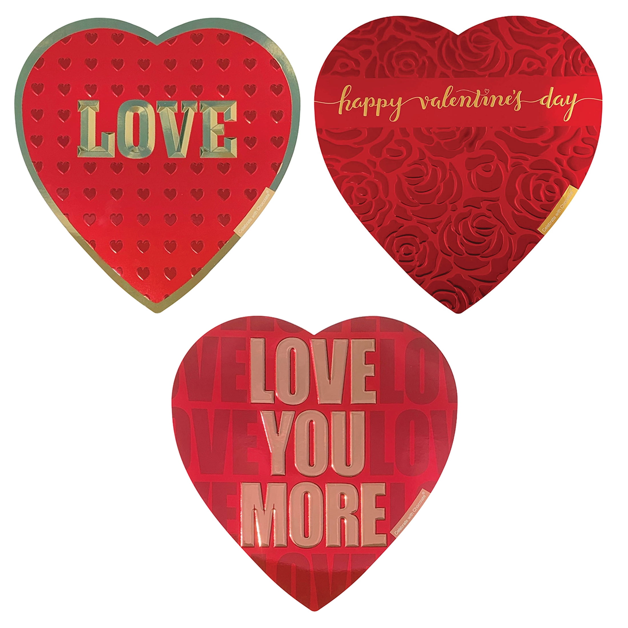 Elmer Chocolate Assorted Chocolate Valentine Heart 8oz 20 Pieces