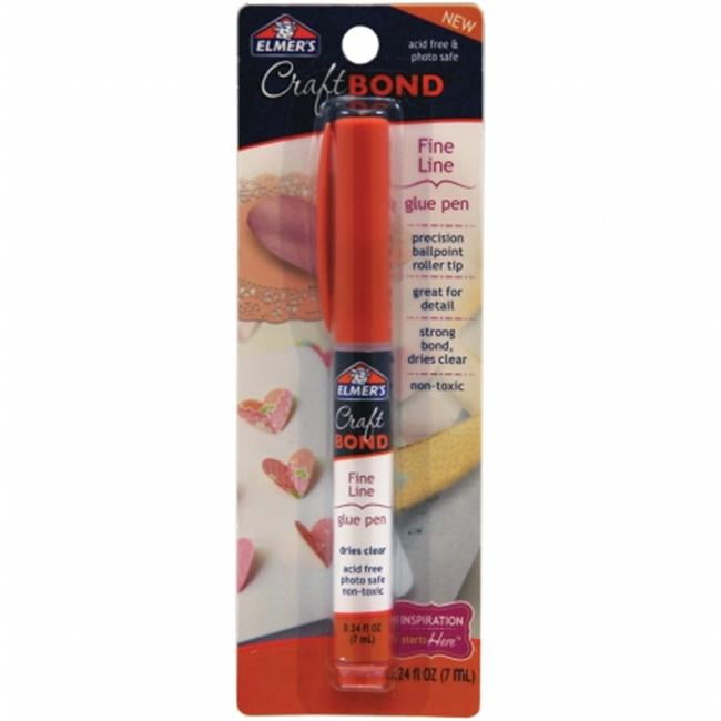  Elmers Craft Bond Precision Tip Glue Pens E477, 3-Count :  General Purpose Glues : Office Products