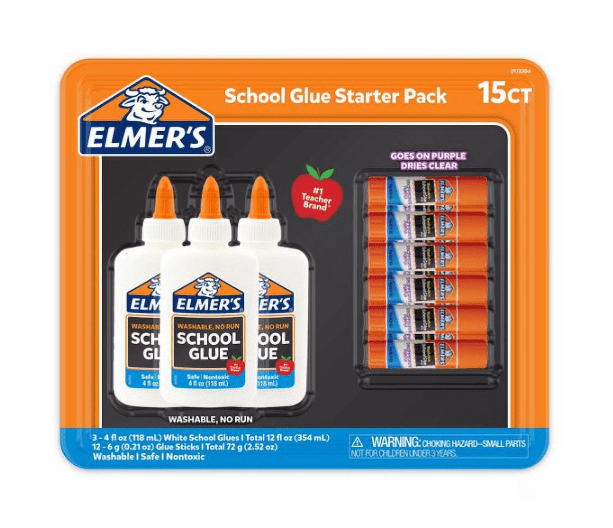 Elmer's 990011558 School Glue Starter Pack, 15 Count