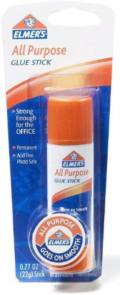 Elmer's All Purpose Glue Stick, Large, 0.77 Oz / 22 G (Pack of 6