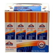 Elmers All Purpose Glue Stick, 0.21 oz, Pack of 12