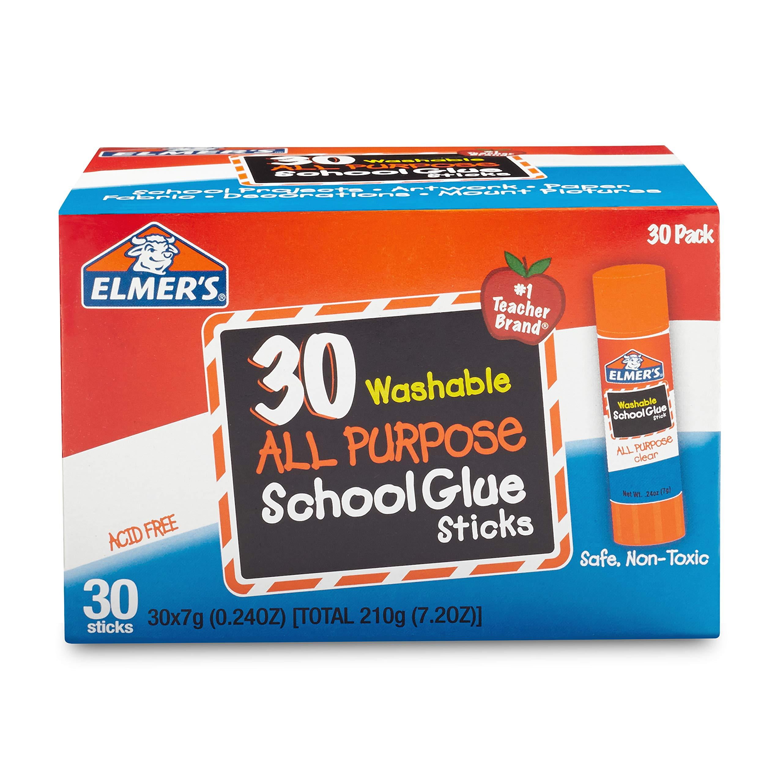 1InTheOffice Clear Glue Stick for Kids, Glue Sticks, All Purpose School  Glue Sticks, Washable Glue Sticks, Clear Stick Glue 0.28 oz, 24 Pack