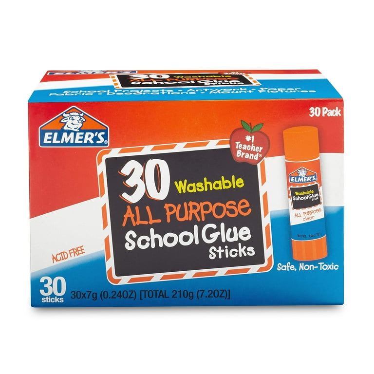Elmer's Washable Clear Glue Stick (30/box), #5561, E-60 –
