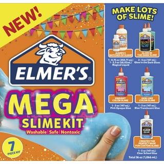 Elmer's Crunchy Slime Kit: Supplies Include Metallic & Clear Liquid Glue,  Crunchy Magical Liquid Activator, 4 Count 