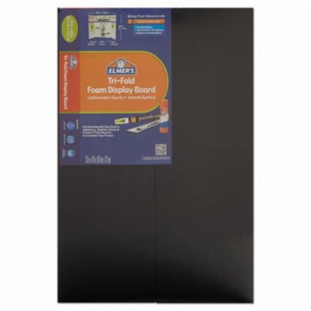 Fome-Cor Pro Premium Foam Display Board, CFC-Free Polystyrene, 24 x 36, Black Surface and Core, 12/Carton