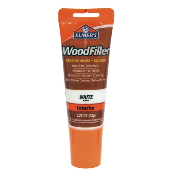 Elmer's Carpenter's Wood Filler, White, 3.25-Ounce