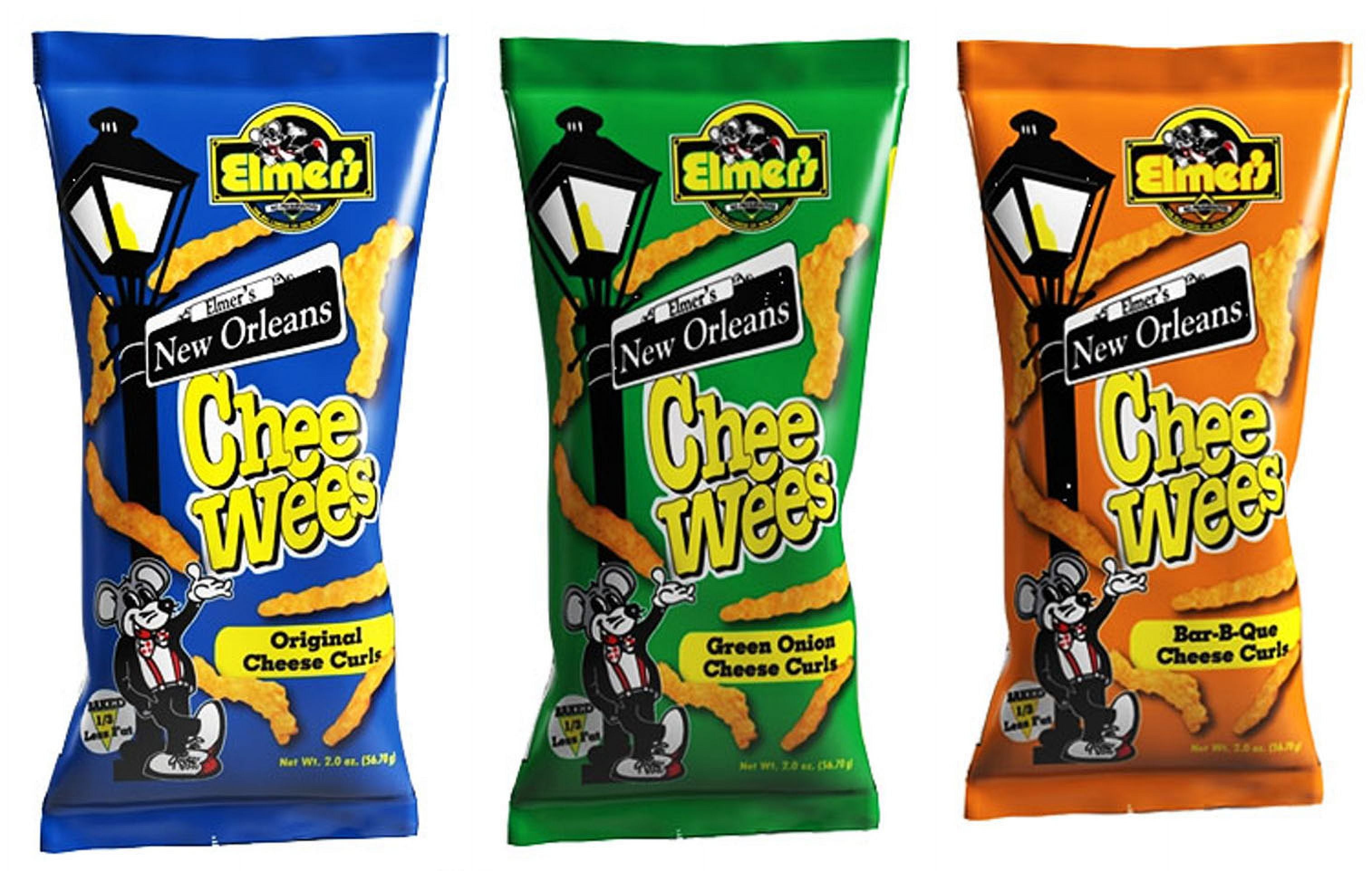 Elmer's Chee Wees New Orleans Chips Variety 3 Pack (5 oz) each