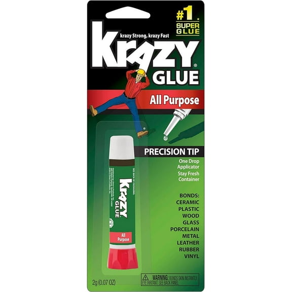 Elmer's Clear Liquid Glue - Transparent, Multicolor - 0.07 oz