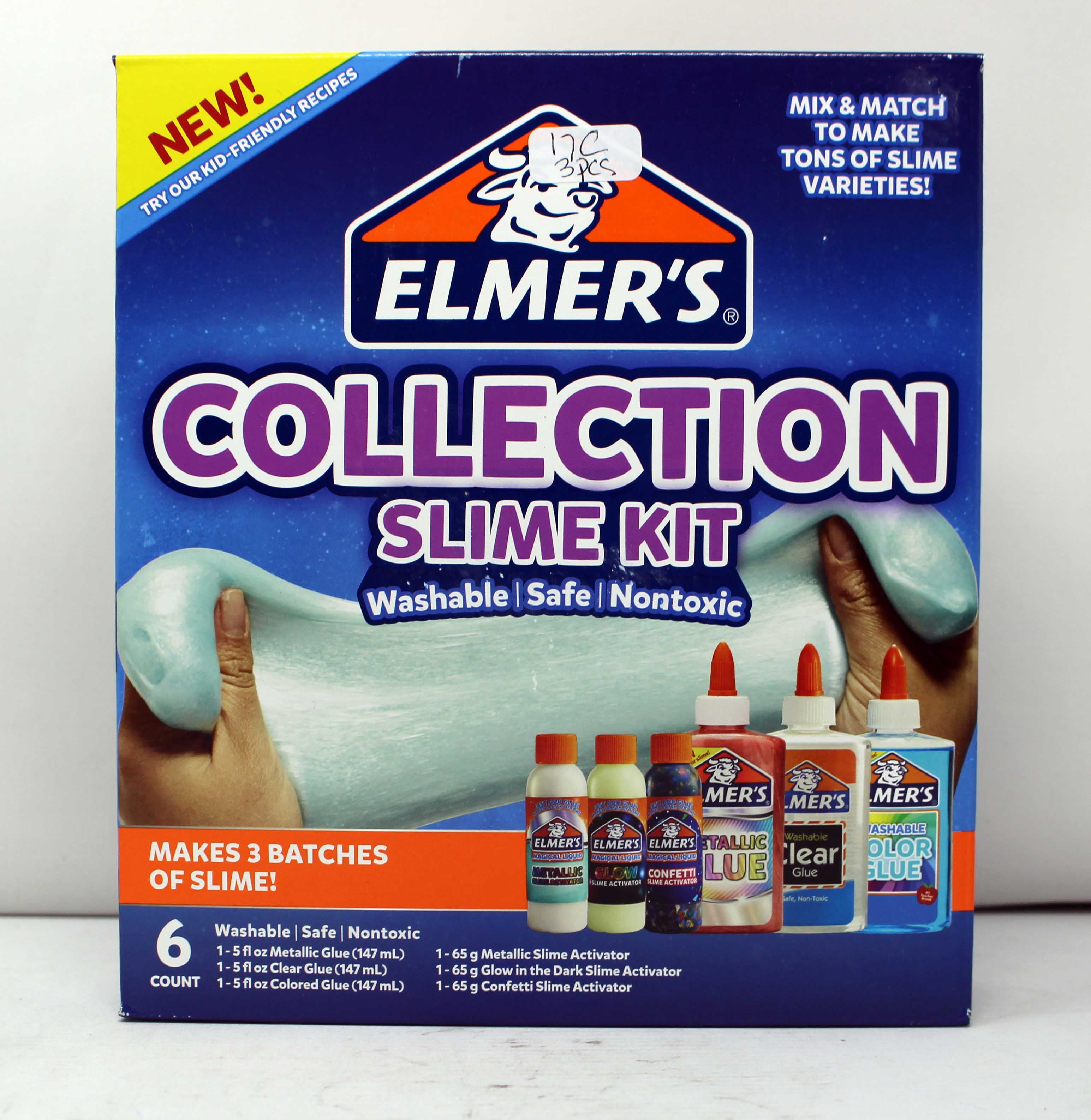 Ruby Clear Glitter Slime - Retro Slime Company