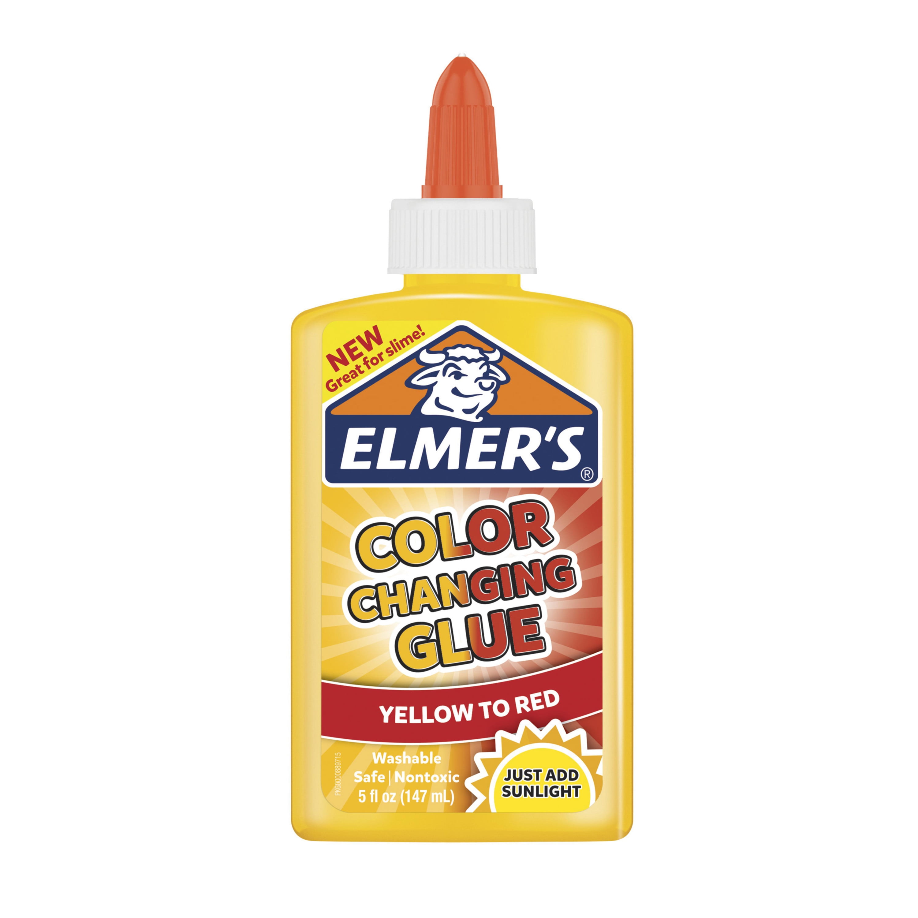 Elmer's Color Changing Liquid Glue, Yellow to Red