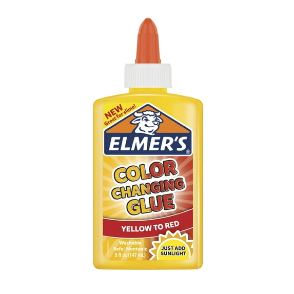 Elmer's Color Changing Liquid Glue, Yellow to Red
