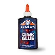 Elmer's Cosmic Liquid Glue, Makes Slime That Shimmers, Purple and Blue Colors, 5 oz.