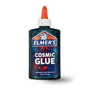 Elmer's Cosmic Liquid Glue, Makes Slime That Shimmers, Teal and Purple Colors, 5 oz., 3 Count