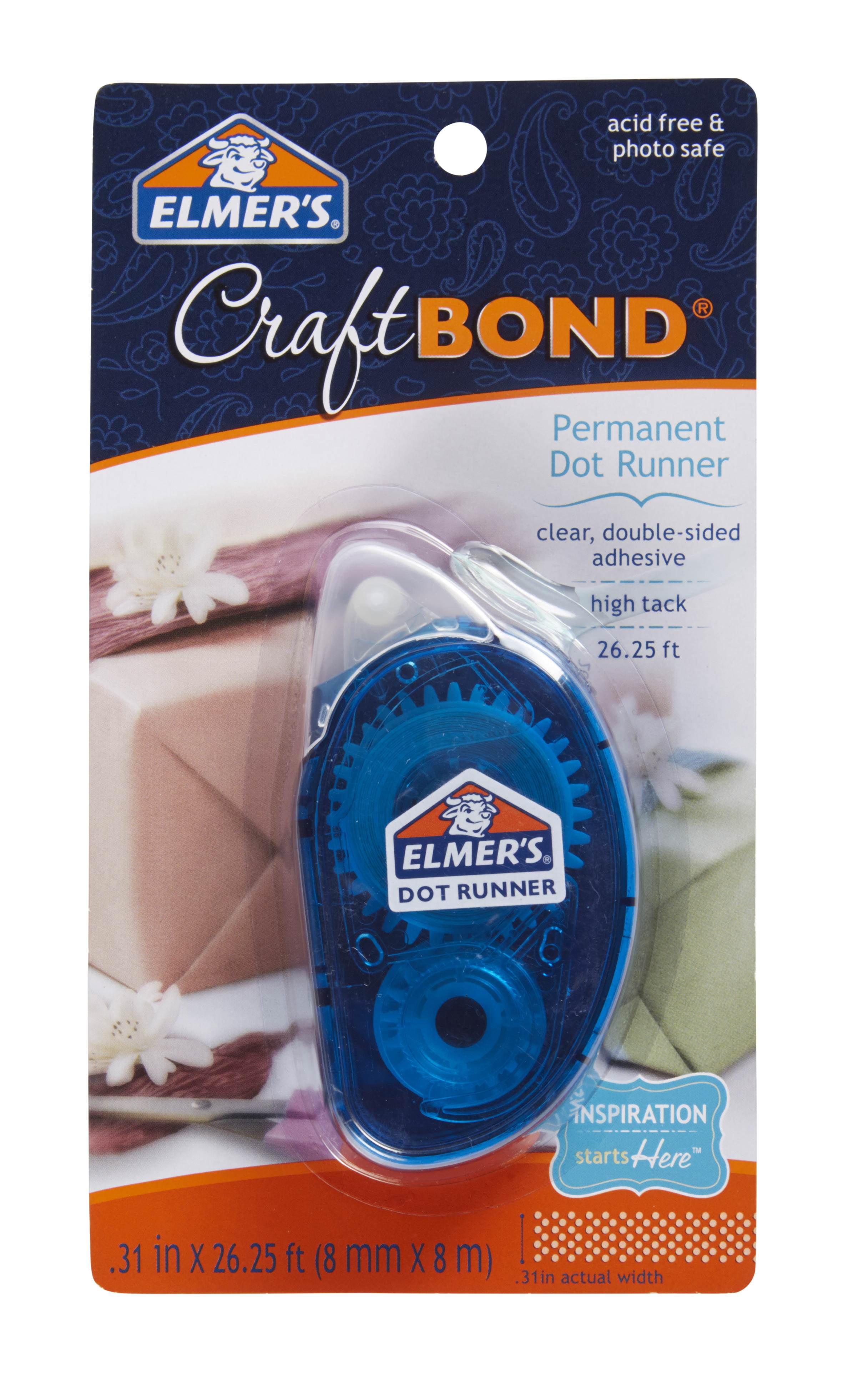 Elmer's CraftBond Tape Runner Refill, 1/3 Inches x 26-1/4 Feet, Pack of 2 