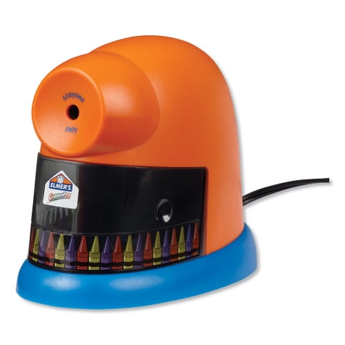 CrayonPro Electric Sharpener, School Version, AC-Powered, 5.63 x 8.75 x 7.13, Orange/Blue CrayonPro Electric Sharpener, School Version, AC-Powered, 5.63 x 8.75 x 7.13, Orange/Blue