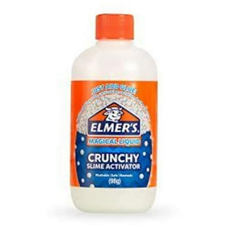 Elmer’s Crunchy Slime Activator | Magical Liquid Glue Slime Activator, 8.75 fl. oz. Bottle - Great for Making Crunchy Slime