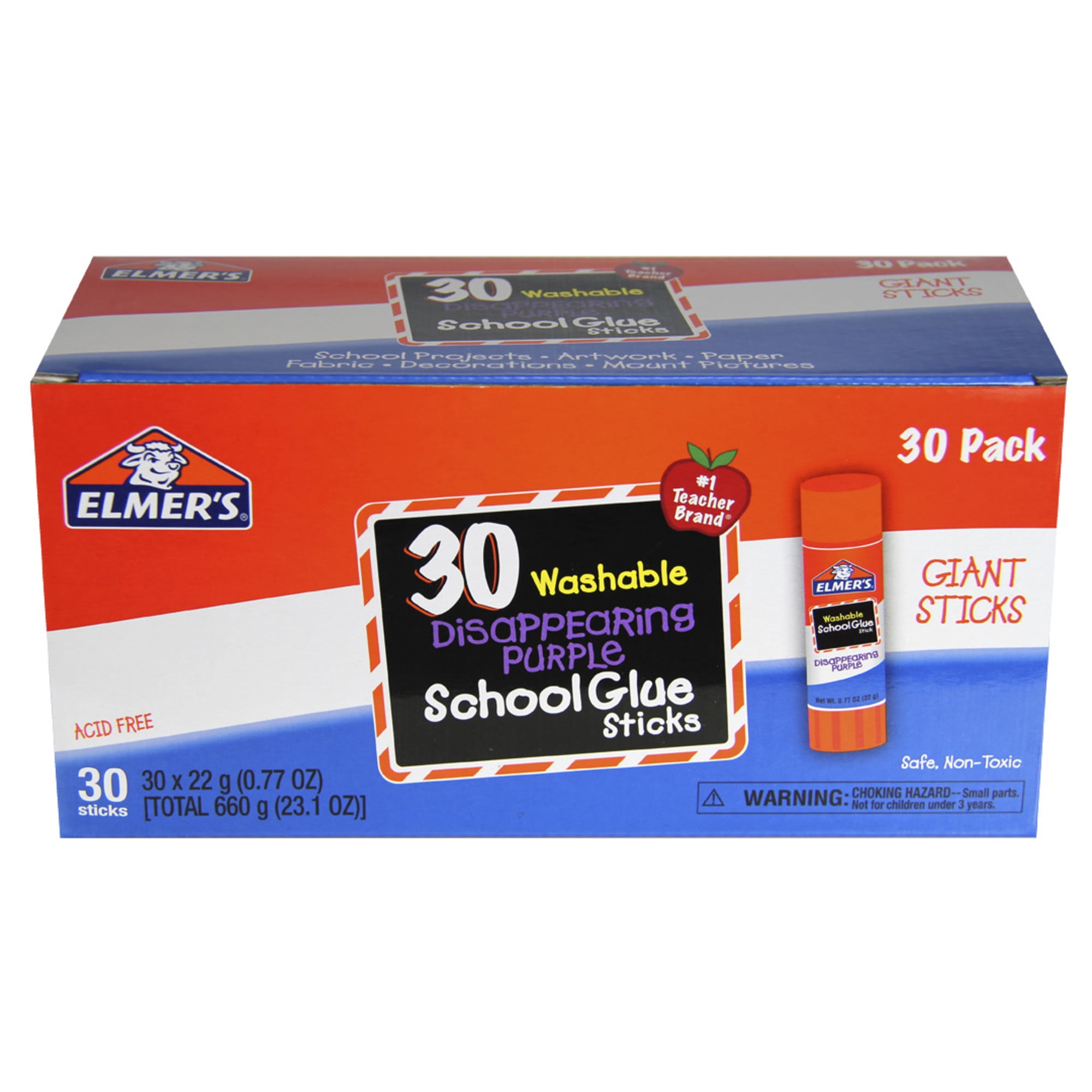 Elmer's Large School Glue Stick, Post-its, Glue & Tape