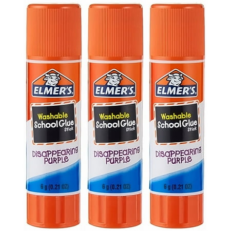 Elmer's Disappearing Purple Washable School Glue Sticks 0.21 oz (Pack of 14)