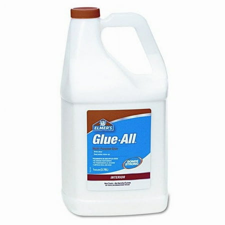 Elmer's Glue-All Fast-drying 5 min All Purpose Glue, White, 1 gal, Bottle