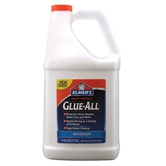 Elmer's E3860 Glue-All Multi Purpose Glue, 1 Gallon Can Pack of 2